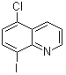 structure of CAS# 859958-87-5, 5-氯-8-碘喹啉