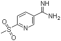 structure of CAS# 859987-11-4, 6-(甲磺酰基)-3-吡啶甲脒