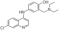 structure of CAS# 86-42-0, 阿莫地喹