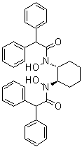 structure of CAS# 860036-16-4, N,N'-(1R,2R)-1,2-环己烷二基二[N-羟基-alpha-苯基苯乙酰胺]