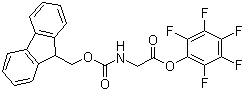 structure of CAS# 86060-85-7, Fmoc-glycine pentafluorophenyl ester