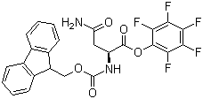 structure of CAS# 86060-99-3, Fmoc-L-asparagine pentafluorophenyl ester