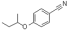 structure of CAS# 86120-21-0, 4-(1-Methylpropoxy)benzonitrile