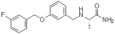 CAS # 861398-52-9, (2S)-2-[[[3-[(3-Fluorophenyl)methoxy]phenyl]methyl]amino]propanamide
