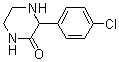 structure of CAS# 86147-28-6, 3-(4-氯苯基)-2-哌嗪酮