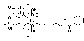 CAS # 861922-14-7, 5-O-[6-(Benzoylamino)hexyl]-D-myo-inositol-1,2,3,4,6-pentakisphosphate