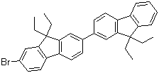 structure of CAS# 862847-75-4, 7-溴-9,9,9',9'-四乙基-2,2'-联芴