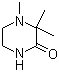 structure of CAS# 86290-99-5, 3,3,4-三甲基哌嗪-2-酮