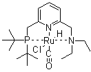 structure of CAS# 863971-62-4, 羰基氢化[6-(二叔丁基膦甲基)-2-(N,N-二乙基氨基甲基)吡啶]氯化钌