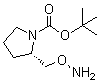 CAS 登录号：863991-04-2, (S)-2-[(氨基氧基)甲基]吡咯烷-1-羧酸叔丁酯