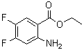 structure of CAS# 864293-36-7, 2-氨基-4,5-二氟苯甲酸乙酯
