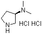 structure of CAS# 864448-61-3, (R)-(+)-3-二甲氨基吡咯烷双盐酸盐