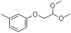 CAS 登录号：864684-72-0, 1-(2,2-二甲氧基乙氧基)-3-甲基苯