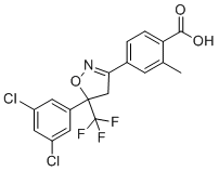 CAS 登录号：864725-62-2, 4-(5-(3,5-二氯苯基)-5-(三氟甲基)-4,5-二氢异恶唑-3-基)-2-甲基苯甲酸