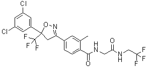 structure of CAS# 864731-61-3, Fluralaner