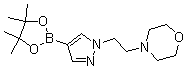 structure of CAS# 864754-18-7, 1-[2-(Morpholin-4-yl)ethyl]-1H-pyrazole-4-boronic acid pinacol ester