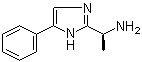 structure of CAS# 864825-23-0, (alphaS)-alpha-甲基-4-苯基-1H-咪唑-2-甲胺