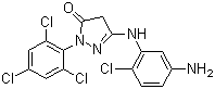 CAS 登录号：86491-51-2, 1-(2',4',6'-三氯苯基)-3-(2'-氯-5'-氨基苯胺基)-5-吡唑酮