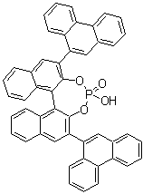structure of CAS# 864943-22-6, (11bR)-4-羟基-2,6-二-9-菲基-二萘并[2,1-d:1',2'-f][1,3,2]二氧杂磷杂卓 4-氧化物