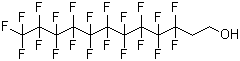 structure of CAS# 865-86-1, 1,1,2,2-Tetrahydroperfluoro dodecanol