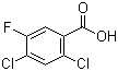 structure of CAS# 86522-89-6, 2,4-二氯-5-氟苯甲酸