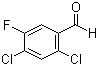 structure of CAS# 86522-91-0, 2,4-Dichloro-5-fluorobenzaldehyde