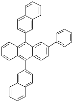 structure of CAS# 865435-20-7, 9,10-双(2-萘基)-2-苯基蒽