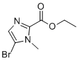 Ethyl 5-bromo-1-methyl-1H-imidazole-2-carboxylate molecular structure (CAS 865798-15-8)