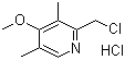 CAS 登录号：86604-75-3, 2-氯甲基-3,5-二甲基-4-甲氧基吡啶盐酸盐
