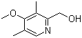 structure of CAS# 86604-78-6, 3,5-Dimethyl-4-methoxy-2-pyridinemethanol