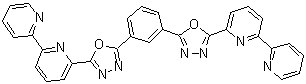 structure of CAS# 866117-19-3, 1,3-双[2-(2,2'-联吡啶-6-基)-1,3,4-恶二唑-5-基]苯