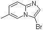 structure of CAS# 866135-71-9, 3-溴-6-甲基咪唑并[1,2-a]吡啶