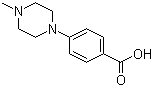 structure of CAS# 86620-62-4, 4-(4-Methylpiperazino)benzoic acid