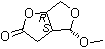 structure of CAS# 866594-60-7, (3aS,4S,6aR)-四氢-4-甲氧基-呋喃并[3,4-b]呋喃-2(3H)-酮