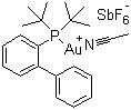 CAS 登录号：866641-66-9, (乙腈)[(2-联苯)二叔丁基膦]六氟锑酸金(I)