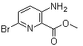 structure of CAS# 866775-09-9, 3-氨基-6-溴吡啶-2-羧酸甲酯