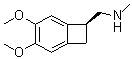 structure of CAS# 866783-12-2, 1-((7S)-3,4-二甲氧基双环[4.2.0]-1,3,5-辛三烯-7-基)-N-甲基甲胺
