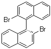 structure of CAS# 86688-08-6, (1R)-2,2'-Dibromo-1,1'-binaphthalene