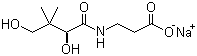 CAS # 867-81-2, Sodium D-pantothenate, (R)-N-(2,4-Dihydroxy-3,3-dimethyl-1-oxobutyl)-beta-alanine monosodium salt