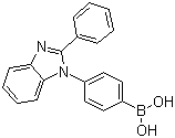 structure of CAS# 867044-33-5, [4-(2-苯基-1H-苯并咪唑-1-基)苯基]硼酸