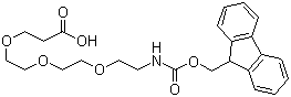 structure of CAS# 867062-95-1, N-芴甲氧羰基-12-氨基-4,7,10-三氧杂十二酸