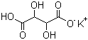 CAS # 868-14-4 (35-04-1), L(+)-Potassium hydrogen tartrate, Potassium hydrogen tartrate, Potassium bitartrate, Tartaric acid monopotassium salt