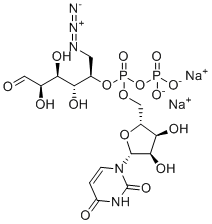 CAS 登录号：868208-96-2, 二磷酸尿苷-6-叠氮基-6-脱氧-D-吡喃半乳糖基.2钠