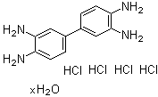 structure of CAS# 868272-85-9, [1,1'-联苯]-3,3',4,4'-四胺四盐酸盐水合物
