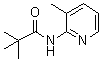 structure of CAS# 86847-66-7, N-(3-甲基-2-吡啶基)-2,2-二甲基丙酰胺