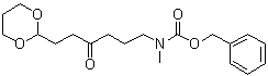 CAS 登录号：868618-72-8, [6-(1,3-二恶烷-2-基)-4-氧代己基]甲基氨基甲酸苄酯