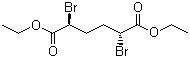 structure of CAS# 869-10-3, 2,5-二溴己二酸二乙酯
