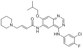 CAS # 869199-67-7, Dacomitinib Impurity D, (2E)-N-[4-[(3-Chloro-4-fluorophenyl)amino]-7-isobutyloxy-6-quinazolinyl]-4-(1-piperidinyl)-2-butenamide