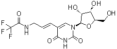 structure of CAS# 869222-68-4, 5-[(1E)-3-[(三氟乙酰基)氨基]-1-丙烯基]尿苷