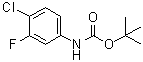 structure of CAS# 869299-68-3, (4-氯-3-氟苯基)氨基甲酸叔丁酯